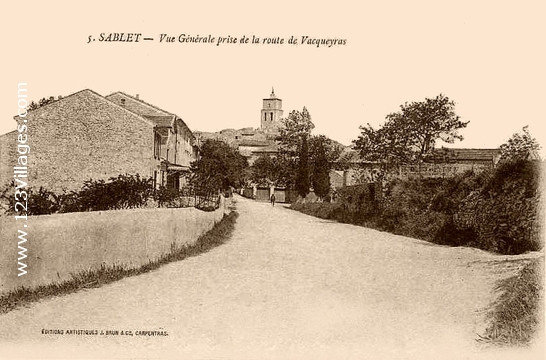 Carte postale de Sablet