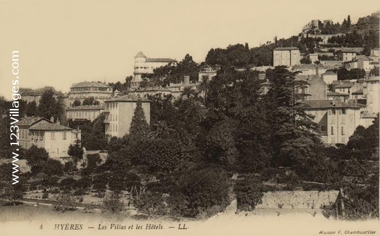 Carte postale de Hyères