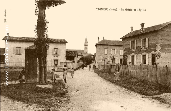 Carte postale de Tignieu-Jameyzieu