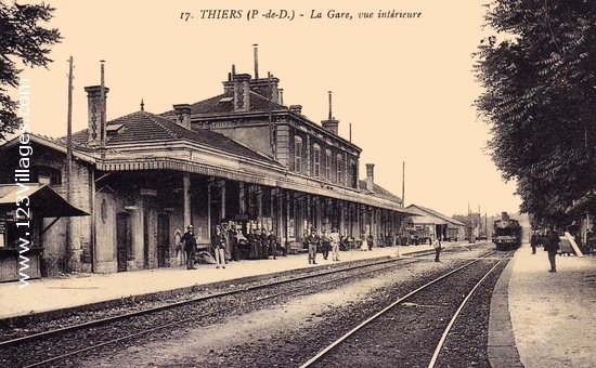 Carte postale de Thiers