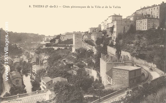 Carte postale de Thiers