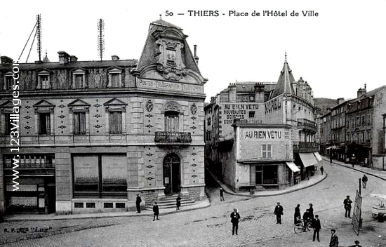 Carte postale de Thiers