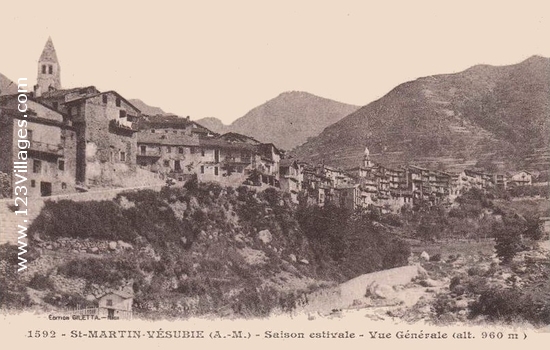 Carte postale de Saint-Martin-Vésubie