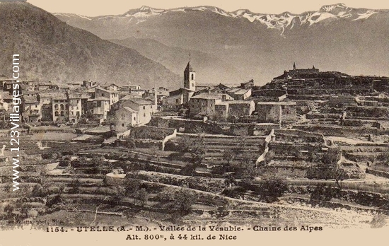 Carte postale de Utelle