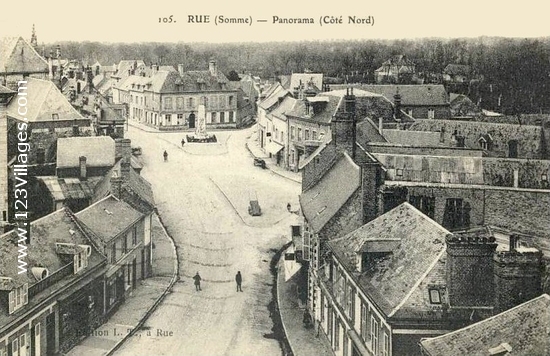 Carte postale de Rue