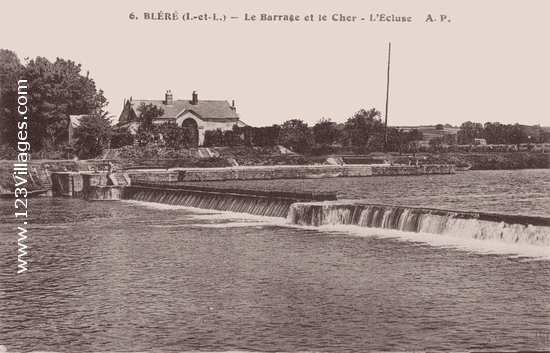 Carte postale de Bléré