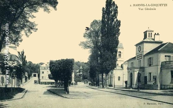 Carte postale de Marnes-la-Coquette