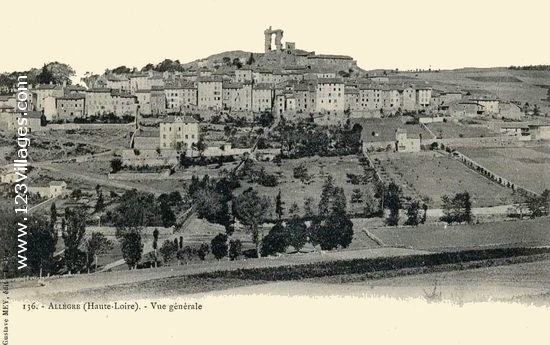 Carte postale de Allègre