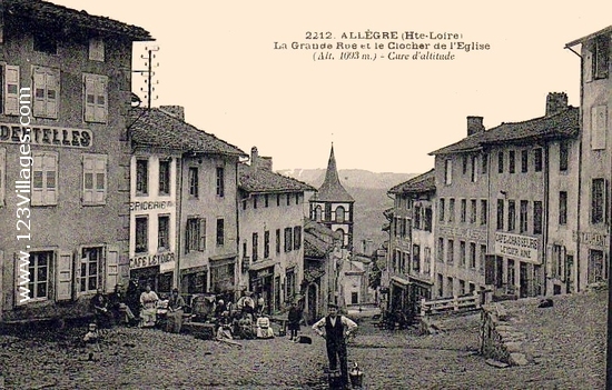 Carte postale de Allègre