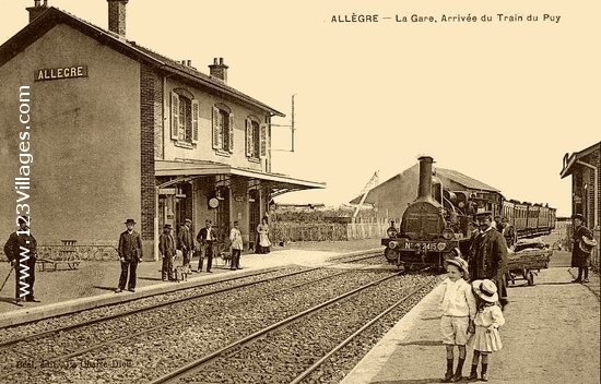 Carte postale de Allègre