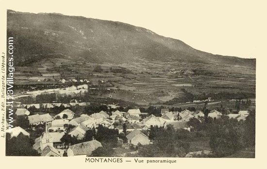 Carte postale de Montanges