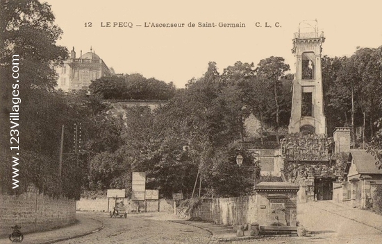 Carte postale de Pecq