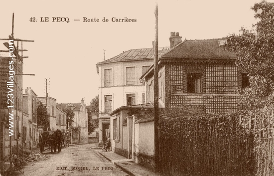 Carte postale de Pecq