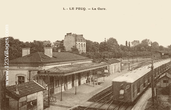 Carte postale de Pecq