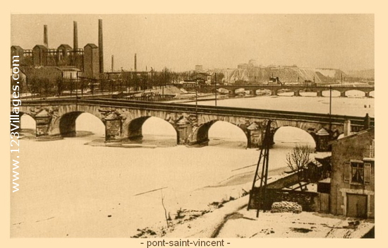 Carte postale de Pont-Saint-Vincent