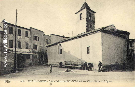 Carte postale de Saint-Laurent-du-Var