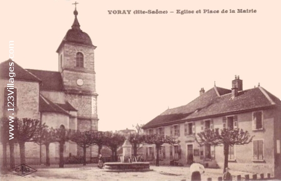 Carte postale de Voray-sur-l Ognon