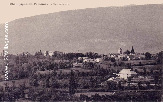 Carte postale de Champagne-en-Valromey