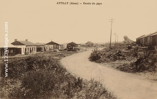 Carte postale de Attilly