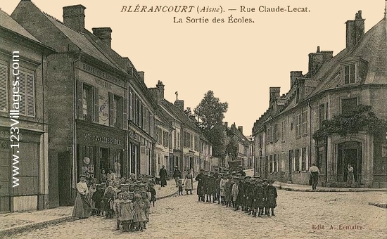 Carte postale de Blérancourt