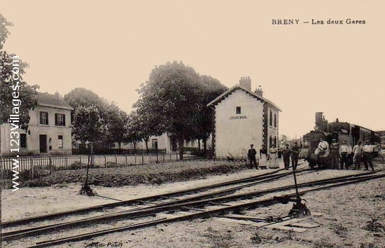 Carte postale de Breny