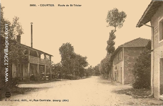 Carte postale de Courtes