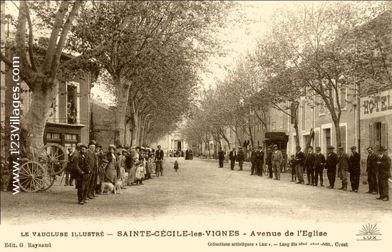 Carte postale de Sainte-Cécile-les-Vignes