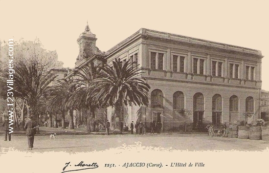 Carte postale de Ajaccio