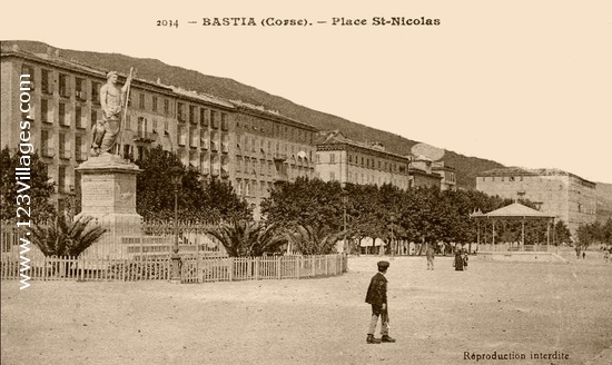 Carte postale de Bastia