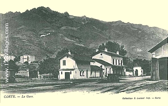 Carte postale de Corte