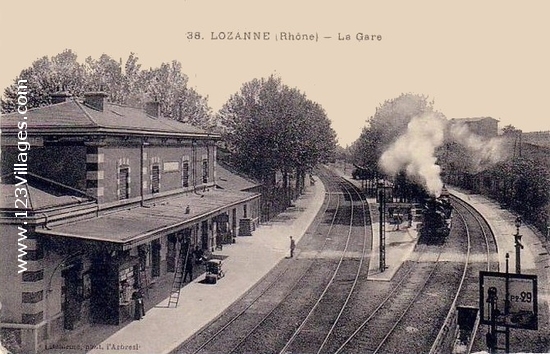 Carte postale de Lozanne