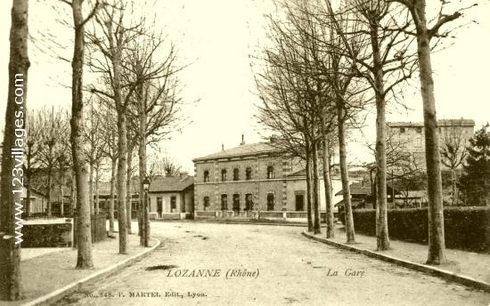 Carte postale de Lozanne