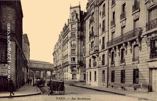 Carte postale de Paris 15ème arrondissement