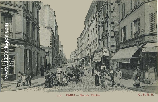 Carte postale de Paris 15ème arrondissement