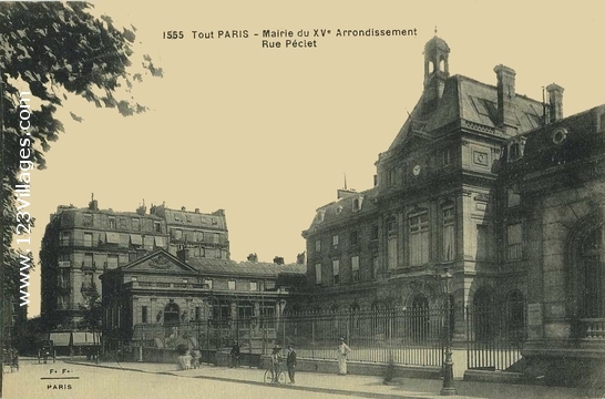 Carte postale de Paris 15ème arrondissement