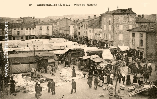 Carte postale de Chauffailles