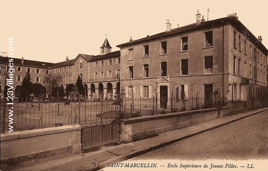 Carte postale de Saint-Marcellin