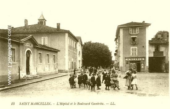 Carte postale de Saint-Marcellin