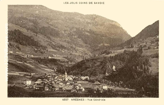 Carte postale de Areches