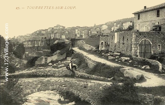 Carte postale de Tourrettes-sur-Loup