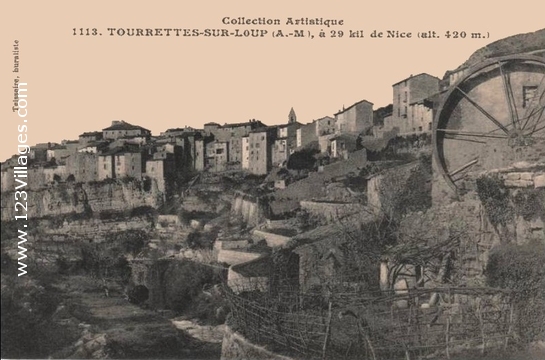 Carte postale de Tourrettes-sur-Loup