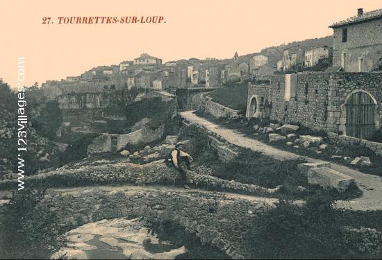 Carte postale de Tourrettes-sur-Loup