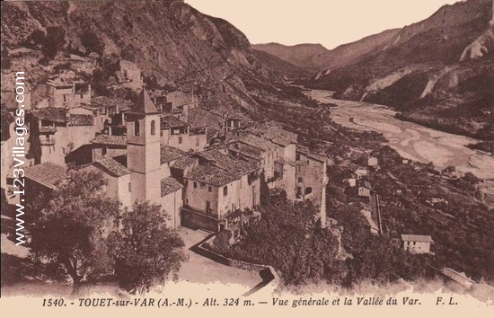 Carte postale de Touët-sur-Var