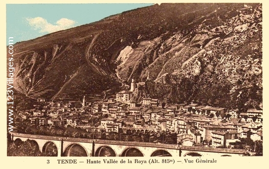 Carte postale de Tende