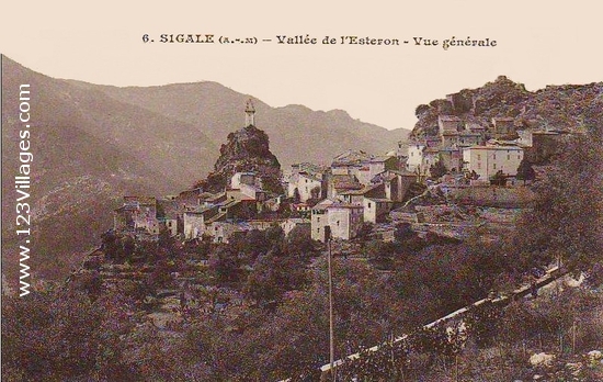 Carte postale de Sigale