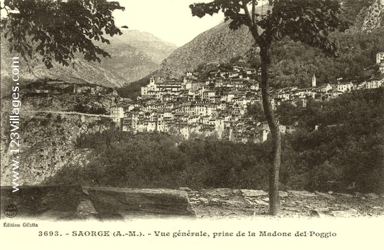 Carte postale de Saorge