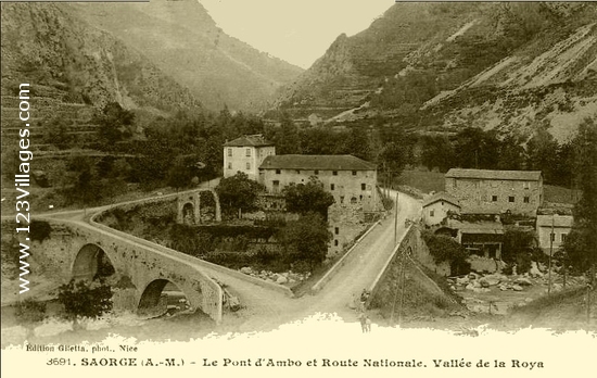 Carte postale de Saorge