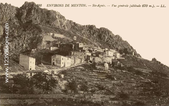 Carte postale de Sainte-Agnès