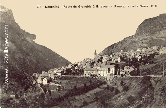 Carte postale de La Grave