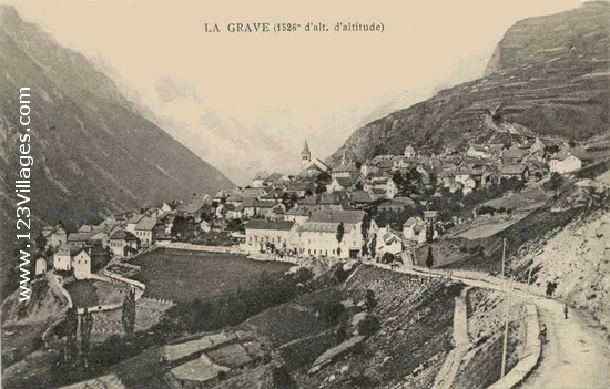 Carte postale de La Grave